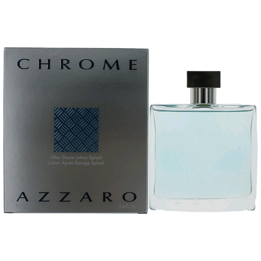 After Shave Lotion - Chrome By Azzaro 3.4 Oz After Shave Lotion For Men
