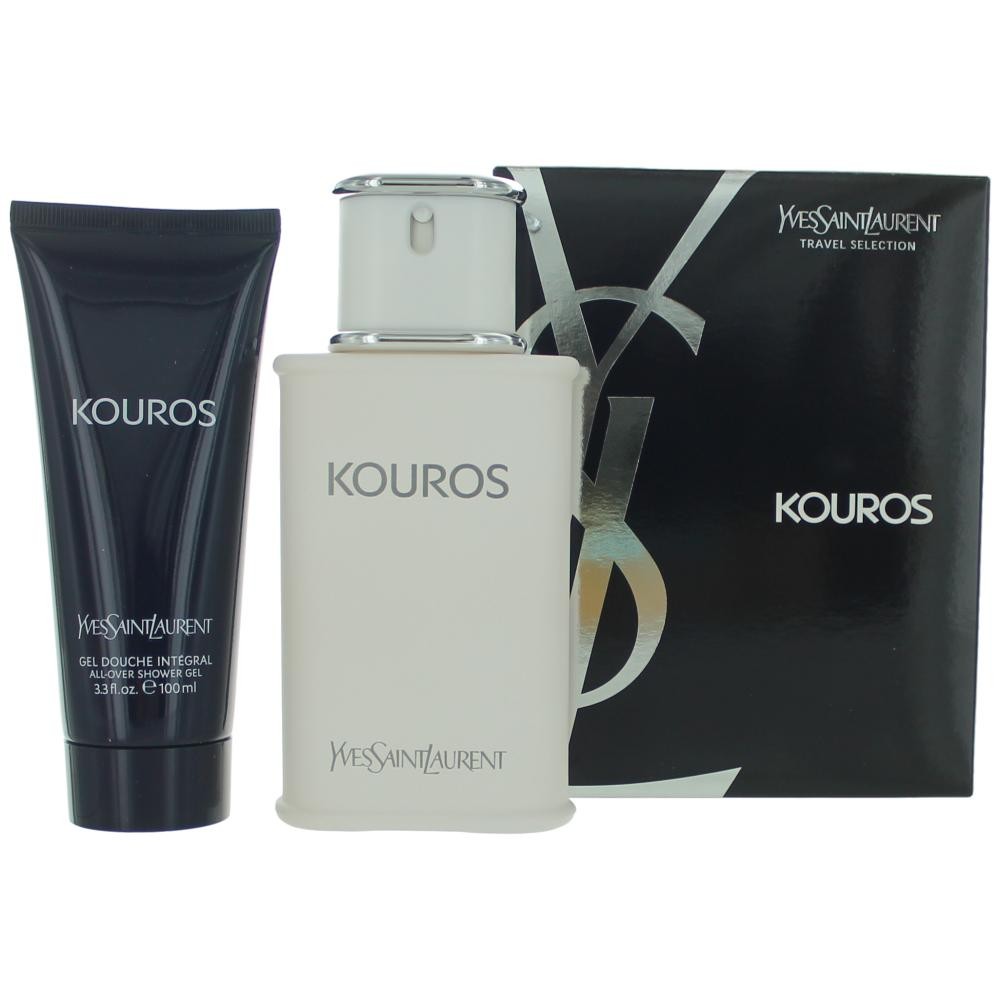 Gifts For Men - Kouros By Yves Saint Laurent 2 Piece Gift Set For Men