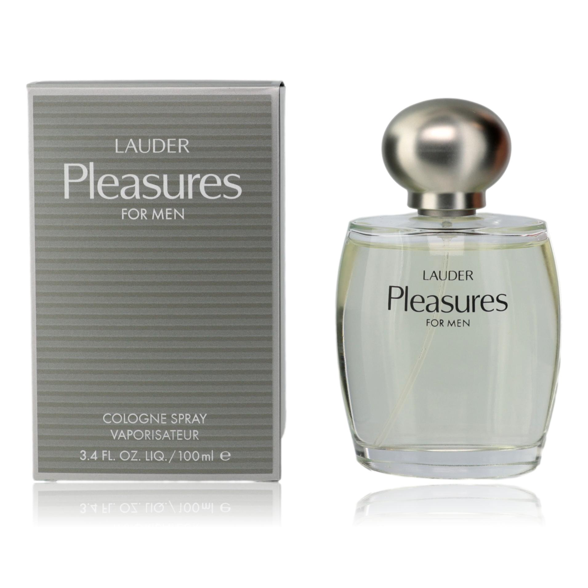 Pleasures for men by Estee Lauder, 3.4 oz Cologne Spray