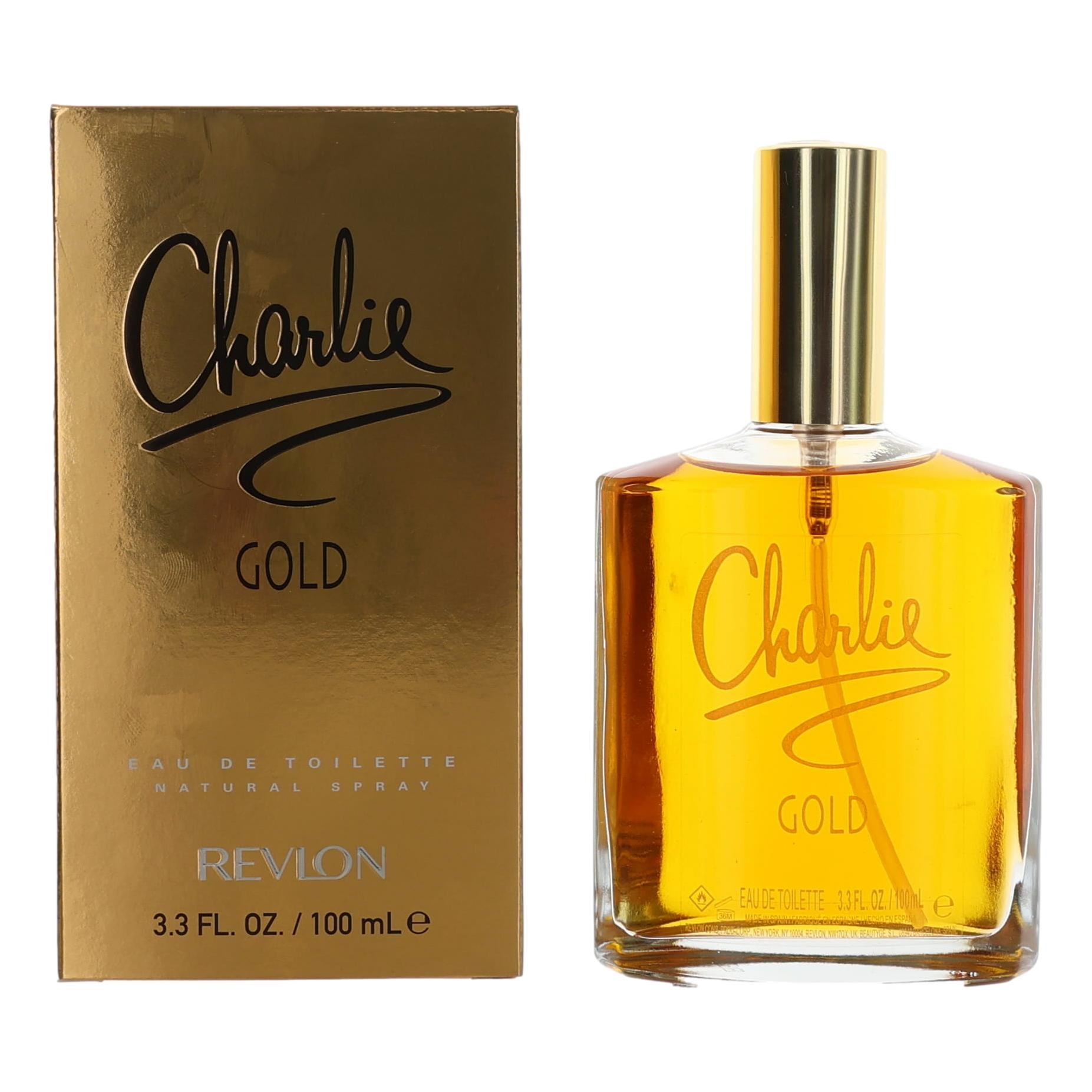 Charlie Revlon - Charlie Gold By Revlon 3.4 Oz Eau De Toilette Spray For Women
