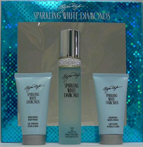 Gifts For Women - Sparkling White Diamonds By Elizabeth Taylor 3 Piece Gift Set For Women