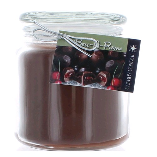 Hand Made Scented Soy 16oz Classic Jar Candle - Cherry Cordial