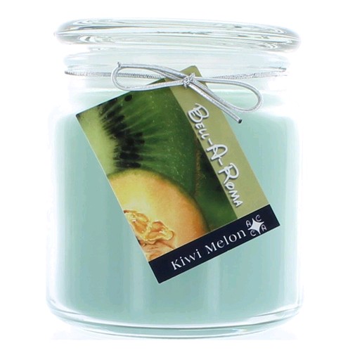 Hand Made Scented Soy 16oz Classic Jar Candle - Kiwi Melon