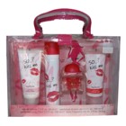 awgsok So...? Kiss Me by Elizabeth Arden, 4 piece gift set for women.