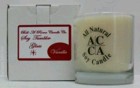 Hand Made Scented Soy 11oz Classic Jar Tumbler Glass Candle Vanilla