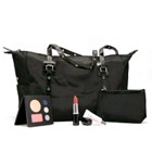 Lancome Makeup by Lancome Black Handbag with Cosmetic case