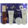 White Diamonds by Elizabeth Taylor, 4 piece gift set for women with powder